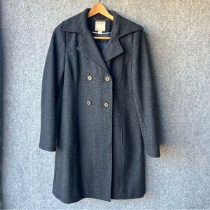 Old Navy Charcoal Double-Breasted Pea Coat